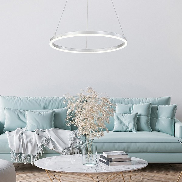 Подвесной светильник Escada Void серый арт. 10254/1LED Silver APP