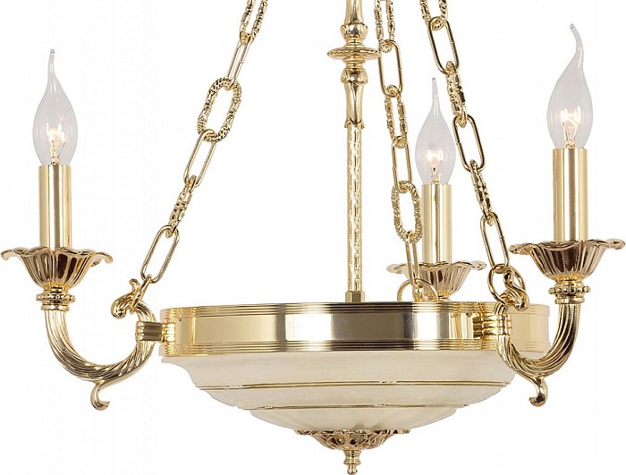 Подвесная люстра Arti Lampadari Pavia золото арт. Pavia E 1.13.3 G