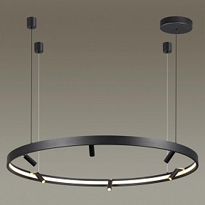 Подвесная люстра Odeon Light Fonda черный арт. 4317/93L