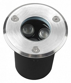 Грунтовый светильник Arte Lamp Piazza серый арт. A6103IN-1SS