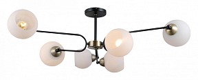 Люстра на штанге ILLUMICO  бронза арт. IL0249-6CSQ-79 BK AB