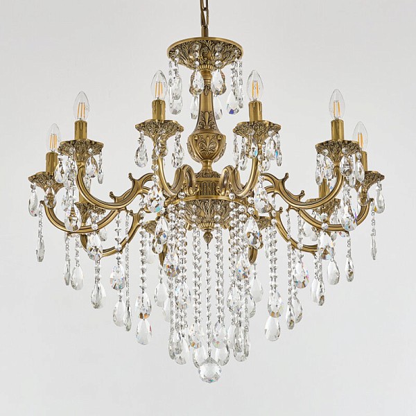 Подвесная люстра Bohemia Ivele Crystal AL7801 золото арт. AL78101/10/250 B FP