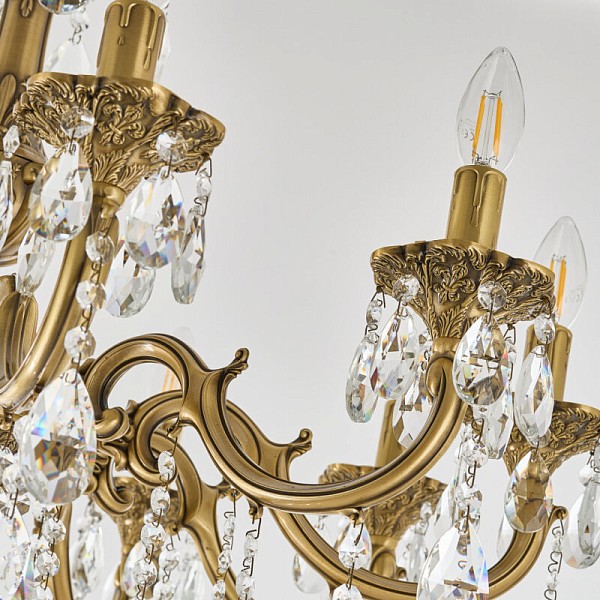 Подвесная люстра Bohemia Ivele Crystal AL7801 золото арт. AL78101/10/250 B FP
