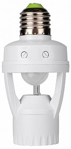 Датчик движения Jazzway  белый арт. PMS-IR 045 60W Е27 360° 6m IP20 WH