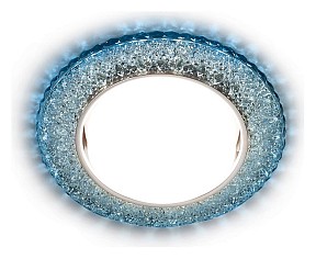 Встраиваемый светильник Ambrella Light G голубой арт. G298 CL/CLD