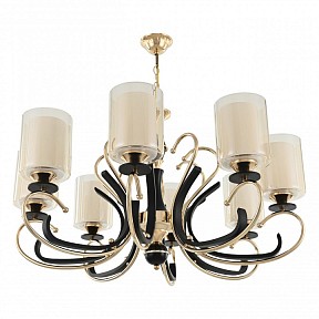 Подвесная люстра Arte Milano Florentia-2237 золото арт. 302237/8 Bk/Gd