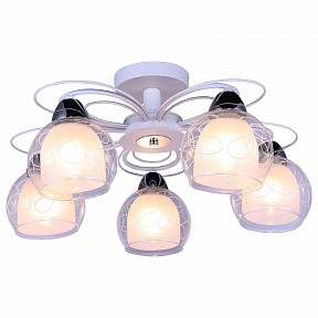 Люстра на штанге Arte Lamp 7585 белый арт. A7585PL-5WH
