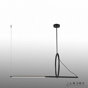 Подвесной светильник iLedex Zoom черный арт. 8075P/S-18W-3000K MBK-WH