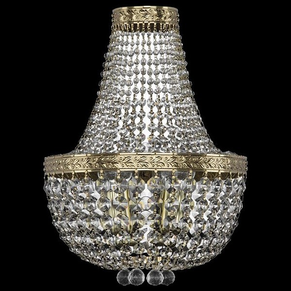 Бра Bohemia Ivele Crystal 1928 золото арт. 19281B/H1/25IV G