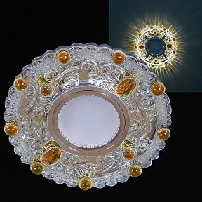 Встраиваемый светильник Reluce  хром арт. 14339-9.0-001LD MR16+LED3W WT+TEA