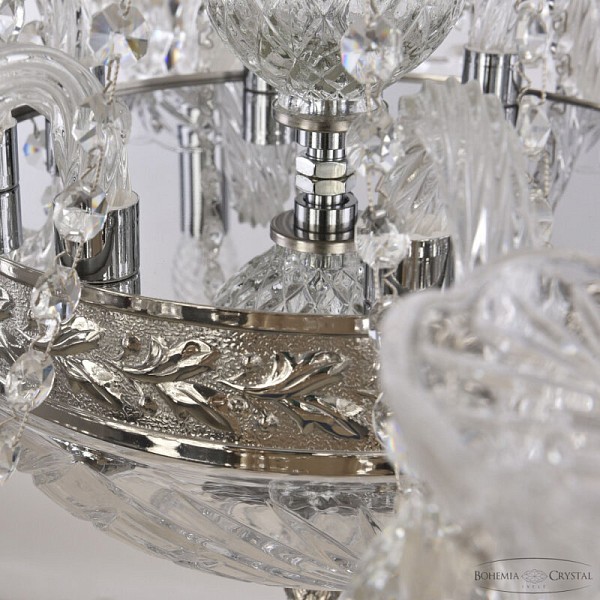 Подвесная люстра Bohemia Ivele Crystal 1451 никель арт. 1451/8/160/250 Ni