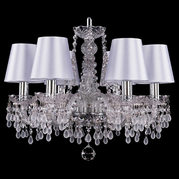 Подвесная люстра Bohemia Ivele Crystal 1410 металл арт. 1410/6/160/Ni/V0300/SH21