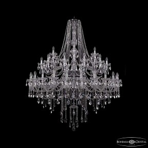 Подвесная люстра Bohemia Ivele Crystal 1415 никель арт. 1415/24+12+6/530/2d Ni