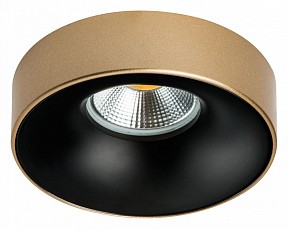Встраиваемый светильник Lightstar Levigo золото арт. L01002723