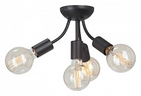 Потолочная люстра Vitaluce V3927 черный арт. V3927-1/4PL