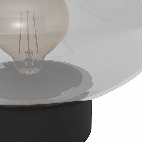 Настольная лампа декоративная Eglo Madonnina черный арт. 900945