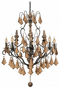 Подвесная люстра Loft it Chateau черный арт. 10559/8