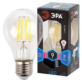 Лампа светодиодная Эра F-LED  арт. F-LED A60-9W-840-E27