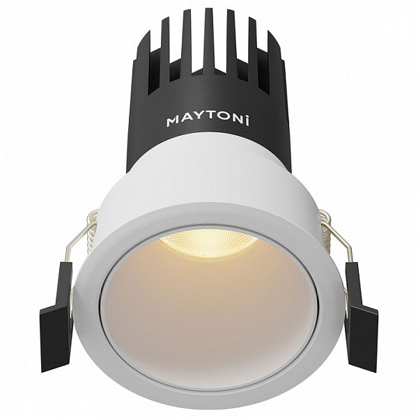 Встраиваемый светильник Maytoni Dip белый арт. DL116-10W-2.7K-W