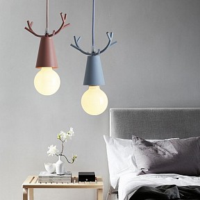 Подвесной светильник Imperiumloft Deer One синий арт. DEER-ONE01