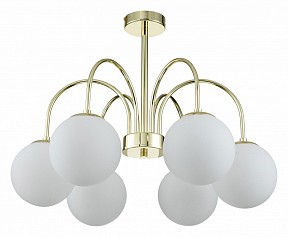Люстра на штанге Indigo Classic желтый арт. 13017/6R Gold