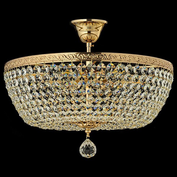 Люстра на штанге Arti Lampadari Castellana Gold желтый арт. Castellana E 1.3.40.501 G