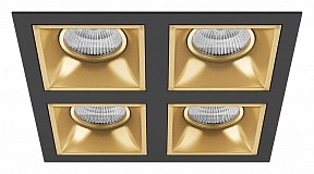 Встраиваемый светильник Lightstar Domino черный арт. D54703030303