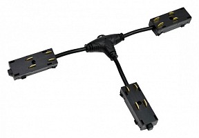 Соединитель для треков Aployt Magnetic track 220 черный арт. APL.0280.00.04