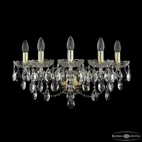 Бра Bohemia Ivele Crystal 1415 золото арт. 1415B/5/200/XL G