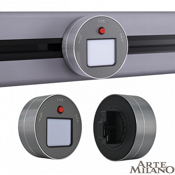 Накладной светильник Arte Milano Am-track-sockets серый арт. 380011TL/Light Grey