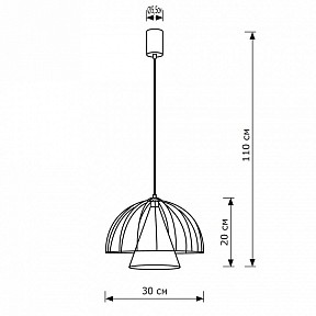 Подвесной светильник Lighthall Iris белый арт. LH012097