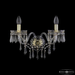 Бра Bohemia Ivele Crystal 1403 золото арт. 1403B/2/195/XL G