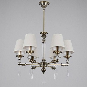 Подвесная люстра Omnilux Rivoli бронза арт. OML-64213-06