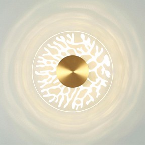Накладной светильник Odeon Light Solaris коричневый арт. 6627/9WL