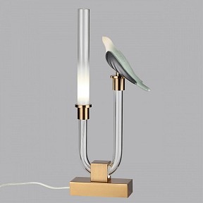 Настольная лампа декоративная Odeon Light Lark бронза арт. 5431/2TL