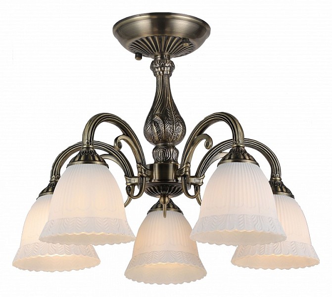 Люстра на штанге Escada Versailles коричневый арт. 1114/5PL Bronze