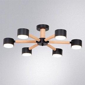 Потолочная люстра Arte Lamp TENDA черный арт. A1624PL-6BK