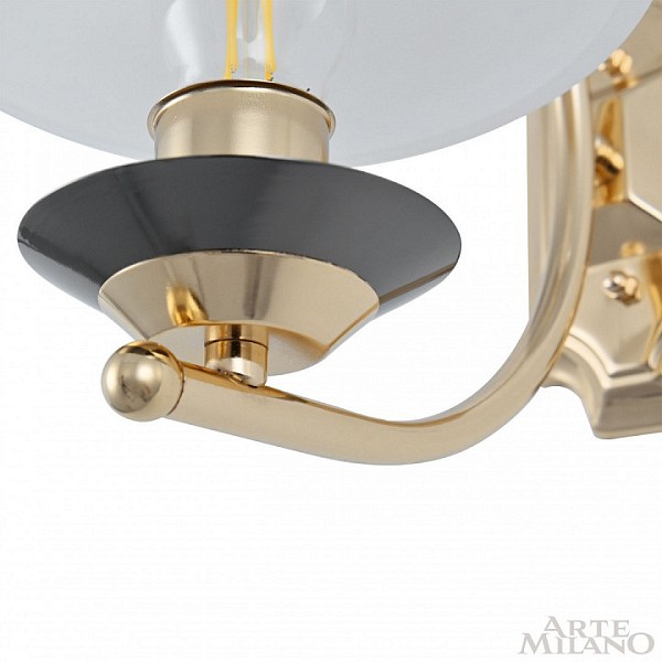 Бра Arte Milano Florentia-1240 золото арт. 301240/1W Bk/Gd