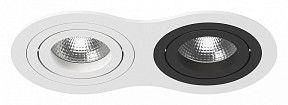 Встраиваемый светильник Lightstar Intero 16 double round белый арт. i6260607