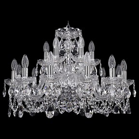 Подвесная люстра Bohemia Ivele Crystal 1402 металл арт. 1402/12+6/240/Ni