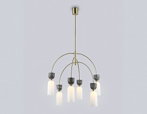 Люстра на штанге Ambrella Light LH золото арт. LH53333