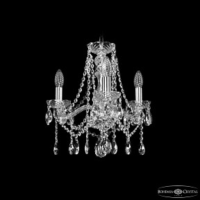 Подвесная люстра Bohemia Ivele Crystal 1413 никель арт. 1413/3/141 Ni