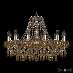 Подвесная люстра Bohemia Ivele Crystal 1410 золото арт. 1410/12/240 G V1003 M721