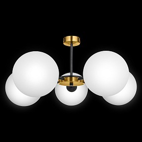 Люстра на штанге 33 идеи S32WH бронза арт. CHN800S.05.17BL.PA-S32WH