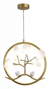 Подвесная люстра Arte Lamp Candy желтый арт. A7274SP-9GO