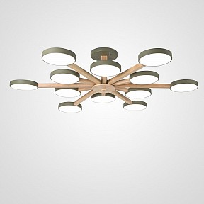 Люстра на штанге Imperiumloft TURNA Khaki зеленый арт. TURNA-B01