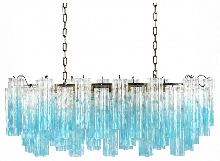Подвесная люстра Loft it Murano бронза арт. 10580/1000R Clear blue