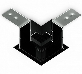 Соединитель для треков Ambrella Light GL черный арт. GL1040