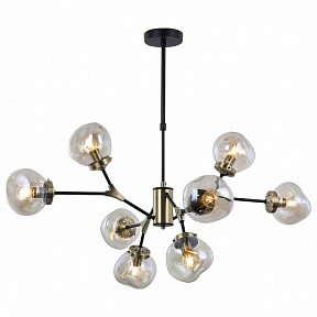 Подвесная люстра Omnilux Crotone черный арт. OML-95107-08