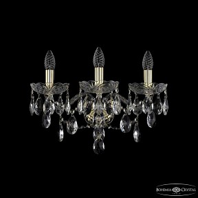 Бра Bohemia Ivele Crystal 1415 золото арт. 1415B/3/165/XL G